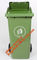 Mobile heavy duty hdpe outdoor garbage trash bin 120 liter plastic garbage bins with wheels, car trash can,car trash bin supplier