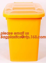 BIOHAZARD WASTE CONTAINERS, PLASTIC STORAGE BOX, MEDICAL TOOL BOX, SHARP CONTAINER, SAFETY BOX, Disposable Hospital Bioh supplier