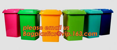 240liter plastic trash bin / waste bin, Eco-Friendly Feature and Outdoor Usage plastic garbage bin with pedal liners supplier