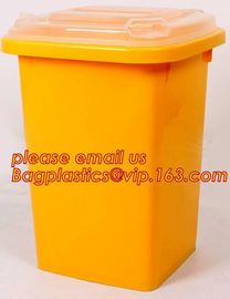 BIOHAZARD WASTE CONTAINERS, PLASTIC STORAGE BOX, MEDICAL TOOL BOX, SHARP CONTAINER, SAFETY BOX, Disposable Hospital Bioh supplier