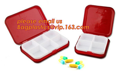 Premium 31 compartments plastic keyboard pill box for a month, Round Shape Pill box cheap candy color pill storage box w supplier