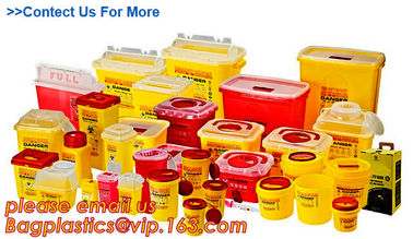 BIOHAZARD WASTE CONTAINERS, PLASTIC STORAGE BOX, MEDICAL TOOL BOX, SHARP CONTAINER, SAFETY BOX, Disposable Hospital Bioh supplier