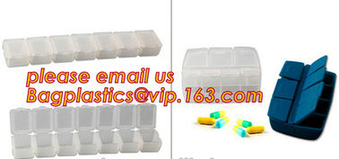 21 Case Weekly 7 Day Pill Organizer with container moisture-proof and sealed, Medicine Pill Box Holder, medicine, pill supplier