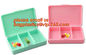pill case with date letters,Hot Sale medicine box,Plastic 7 Days Pill Box, Cute Round Plastic Weekly 7 Days Pill Box supplier