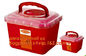Rectangle safe sharp container, Medical Disposal Bin Sharp /Safe SharpS Containers plastic medical sharp containers supplier