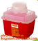 Medical waste container sharp box sharps container for hospital use, 1QT translucent sharp container phlebotomy containe supplier