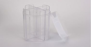 Premium clear plastic weekly pill holder one grid each day with pill splitter, one week 4case plastic pill container pil supplier