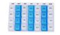 28 compartment one weekly plastic pill container, Fancy 7 day clear plastic detachable drugs box 4 doses daily, PILL supplier