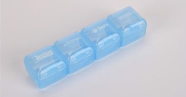 7 day a week cool detachable drugs box with 4 case each day, Safely pop-up 7case pill organizer, Mini cute compact pocke supplier