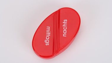 one week 28case plastic spring pill container travel pill case, one day 4case heart shape pill container pill case medic supplier