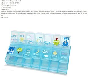 one day 4case detachable pill container pill case medicine box, one day 2case vsafety lock plastic pill container pill c supplier