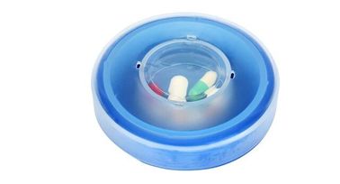 open and closed plastic pill holder,spices, easy open one case pill holder, Novel style professional pocket plastic pill supplier