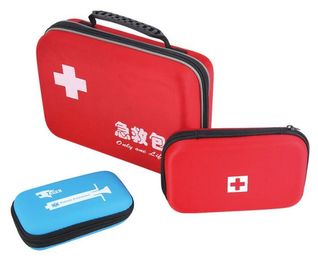 Multi Function Portable Red PVC Empty Medical First Aid Kit Bags, Empty Bags,First Aid Kit Bag,Travel First Aid Bags supplier