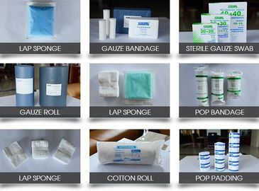 Gauze swab Lap sponge Gauze bandage Sterile paraffin gauze Gauze roll Gauze ball Tampon gauze Triangle bandage Selvage g supplier