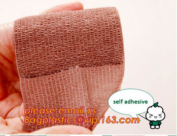 Cohesive Bandage selling well medical production bule high elastic adhesive wound bandage different size,MEDICAL, BANG supplier