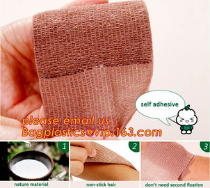 Colored Non-woven Self Adhesive Cohesive Bandage Medical Elastic Bandage, Medical customized color pop bandage china che supplier