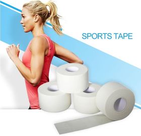 Zinc Oxide Breathable Cotton Adhesive Sports Tape, High-strength white cotton sport zigzag tape, white cotton sport pre supplier