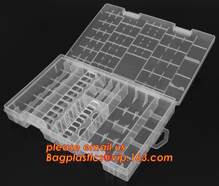 Plastic Storage Box With 15 Removable Compartments Tool Containers, plastic divided storage box for candy and nuts supplier