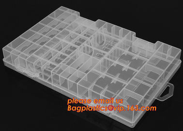 Plastic Storage Box With 15 Removable Compartments Tool Containers, plastic divided storage box for candy and nuts supplier