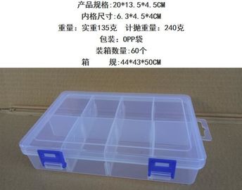 6-Compartment Plastic Storage Box for Hardware Tools / Gadgets, medicine storage box with lock, medicine mini storage bo supplier