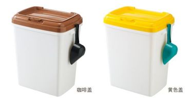 40L 15kgs 17lbs high quality stocked customized pet food storage container bucket dispenser dog food can box for dog cat supplier