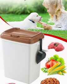 40L 15kgs 17lbs high quality stocked customized pet food storage container bucket dispenser dog food can box for dog cat supplier