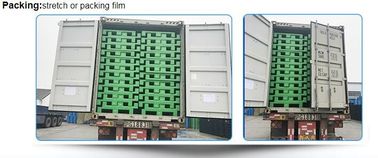 Light weight one time plastic pallets for transport and storage, Heavy duty cross bottom plastic pallet with 6 runners supplier