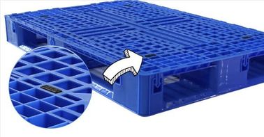 Light weight one time plastic pallets for transport and storage, Heavy duty cross bottom plastic pallet with 6 runners supplier