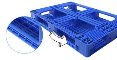 Light weight one time plastic pallets for transport and storage, Heavy duty cross bottom plastic pallet with 6 runners supplier