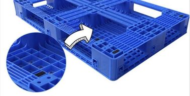 Light weight one time plastic pallets for transport and storage, Heavy duty cross bottom plastic pallet with 6 runners supplier