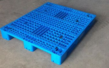 Light weight one time plastic pallets for transport and storage, Heavy duty cross bottom plastic pallet with 6 runners supplier