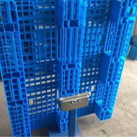 Light weight one time plastic pallets for transport and storage, Heavy duty cross bottom plastic pallet with 6 runners supplier