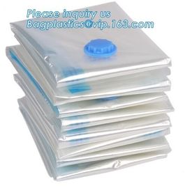 PA plastic clothes quilt space save zipper compression bags, space saver vacuum bag clothes, vaccum storage bags supplier