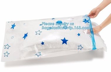 vacuum space bag with hanger, canvas vacuum bag for bedding, vacuum storage bag for home storage, bagplastics, pacrite supplier