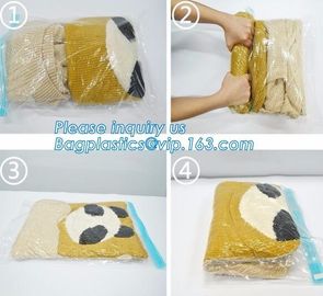 vacuum quilt packing bags, flat vacuum seal space saver bags, compression caky vacuum travel bag, bagplastics, bagease supplier