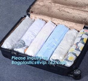 vacuum quilt packing bags, flat vacuum seal space saver bags, compression caky vacuum travel bag, bagplastics, bagease supplier