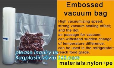 Embossing Plastic Vacuum Packing Pouch Embossed Food Vacuum Sealing Storage Bag Rolls Kitchen Vacuum Storage Embossed He supplier