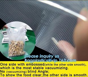 Embossing Plastic Vacuum Packing Pouch Embossed Food Vacuum Sealing Storage Bag Rolls Kitchen Vacuum Storage Embossed He supplier