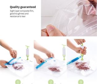 Food Saver Vacuum Storage Embossed Vacuum Bag for Keep Food Fresh, Meat Vegetable Fruit Keep Fres Kitchen Vacuum Bags Wr supplier