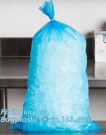 LDPE ice cubes packing carry out bags, insulated dry cold ice bag/Transparent LDPE Wicket bag, ice cube bags, BAGEASE supplier