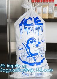 disposable ice bag, plastic ice cube bag, disposable ice cooler bag, wicket plastic 8 lb ice bags, disposable plastic wi supplier