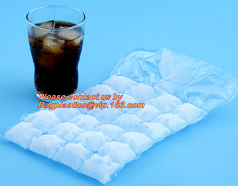 Laminateed Plastic Ice Cube Freezer Bags, plastic disposable ice cube bag, freezer ice cube bag, freezer, cooler, ice cu supplier