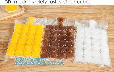 Disposable Ice Cube Tray Mold Water Injection Cocktail Makes Ice bag, self-sealing plastic disposable wine beer cooler f supplier