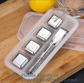 stainless steel whisky stones free sample reusable metal ice cubes, Stainless Steel Whiskey Chilling Rocks Ice Cube Whis supplier