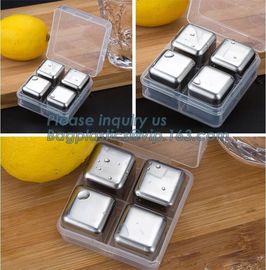 stainless steel whisky stones free sample reusable metal ice cubes, Stainless Steel Whiskey Chilling Rocks Ice Cube Whis supplier