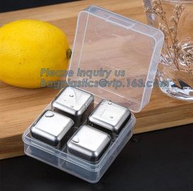 stainless steel whisky stones free sample reusable metal ice cubes, Stainless Steel Whiskey Chilling Rocks Ice Cube Whis supplier