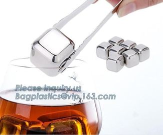 stainless steel whisky stones free sample reusable metal ice cubes, Stainless Steel Whiskey Chilling Rocks Ice Cube Whis supplier