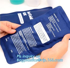 MEDICAL ICE PACK, chocolate milk fruits instant cooling ice pack Food cooler bag, Wine Bottle Gel Ice Pack PVC Wine Cool supplier