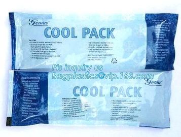 customized PVC soft medical cool gel pack, reusable ice pack customized cool gel eye mask, cool thermal instant ice gel supplier