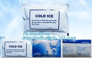 Cooling Gel Ice Pack Cold Pack Freezer Pack, Outdoor convenient cooling Instant cold cooler bag ice pack, cooler bag kee supplier